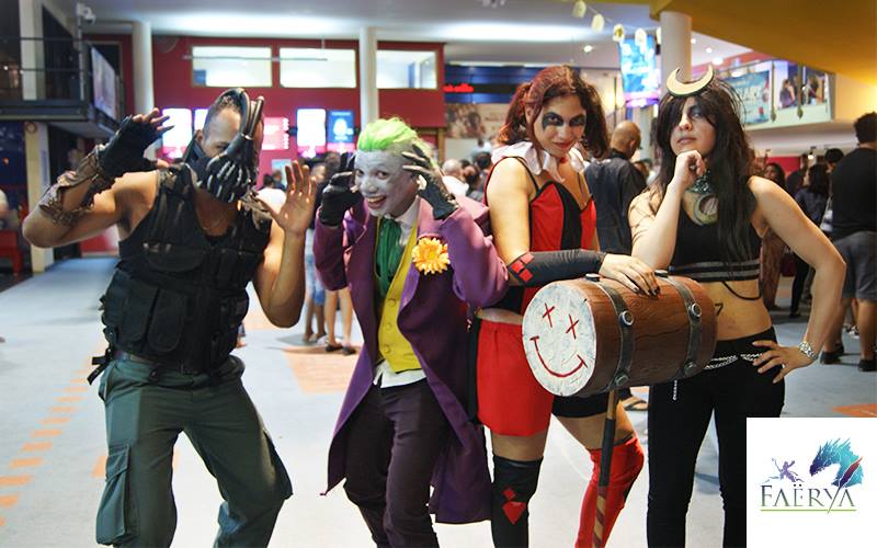 Joker, Bane, Harley Quinn and The Enchantress