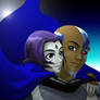 Raven and Cyborg