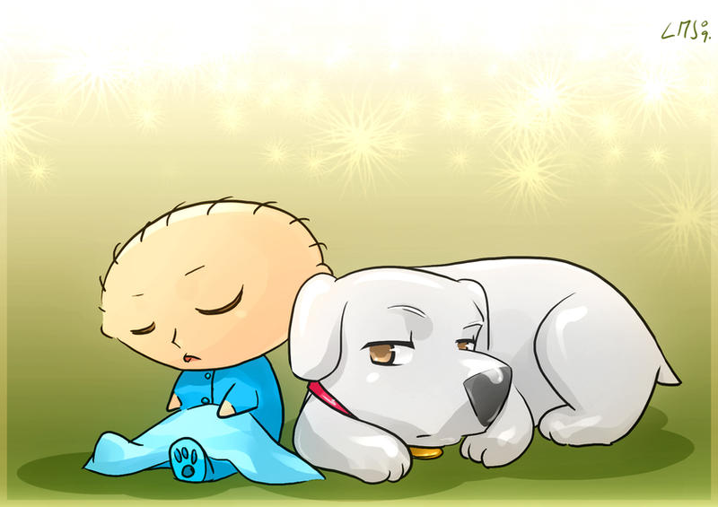 Stewie and Brian