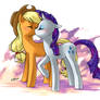 Applejack and Rarity