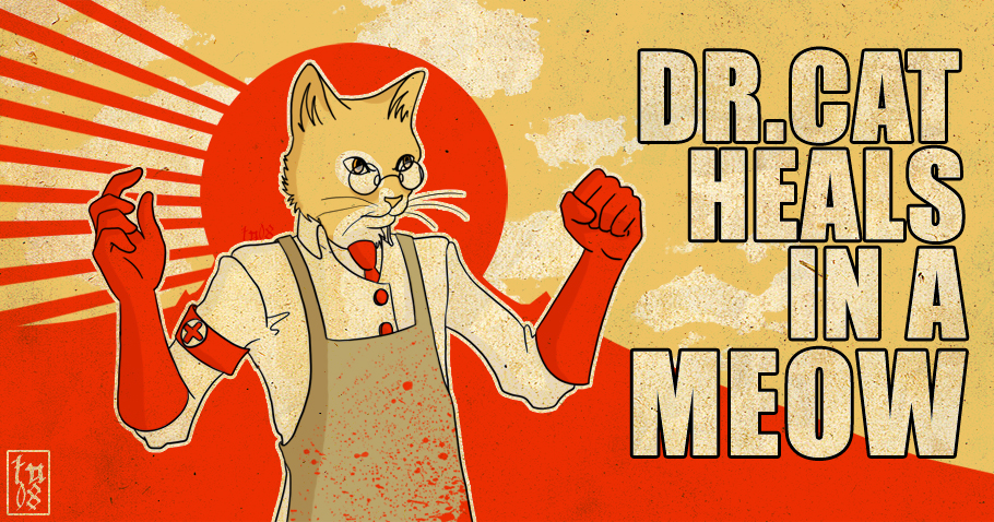 Dr. Cat Propaganda Poster
