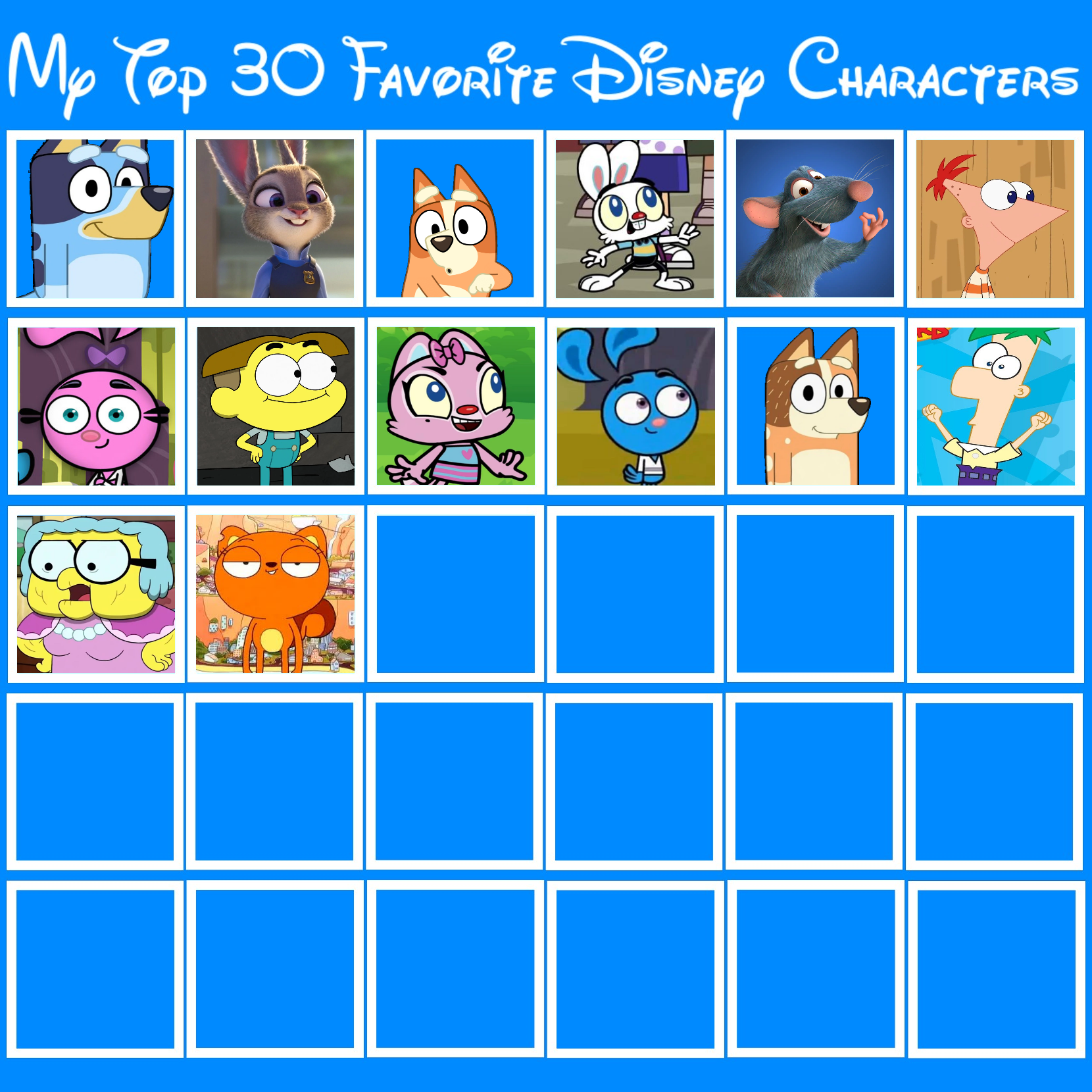 My Top 30 Favorite Disney Characters By Tocino14 On Deviantart My Top 30 Favorite Disney Characters By Tocino14 On Deviantart
