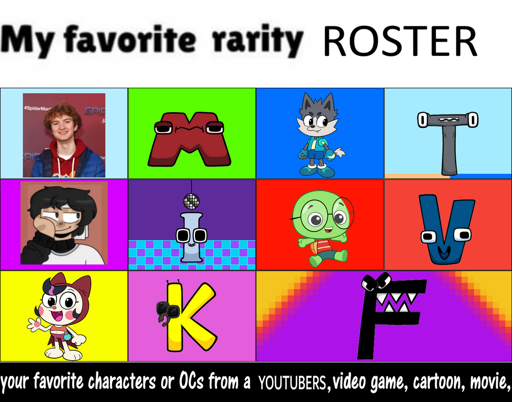 My Favorite Rarity Roster 2 by Tocino14 on DeviantArt