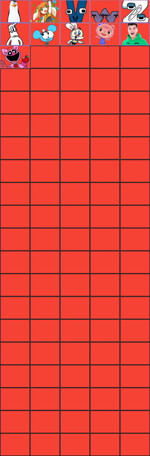 The Crossover Character Roster Full The Roster by Tocino14 on DeviantArt