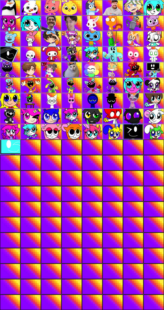 Ultimate Crossover Character Roster Chromatic by Tocino14 on DeviantArt