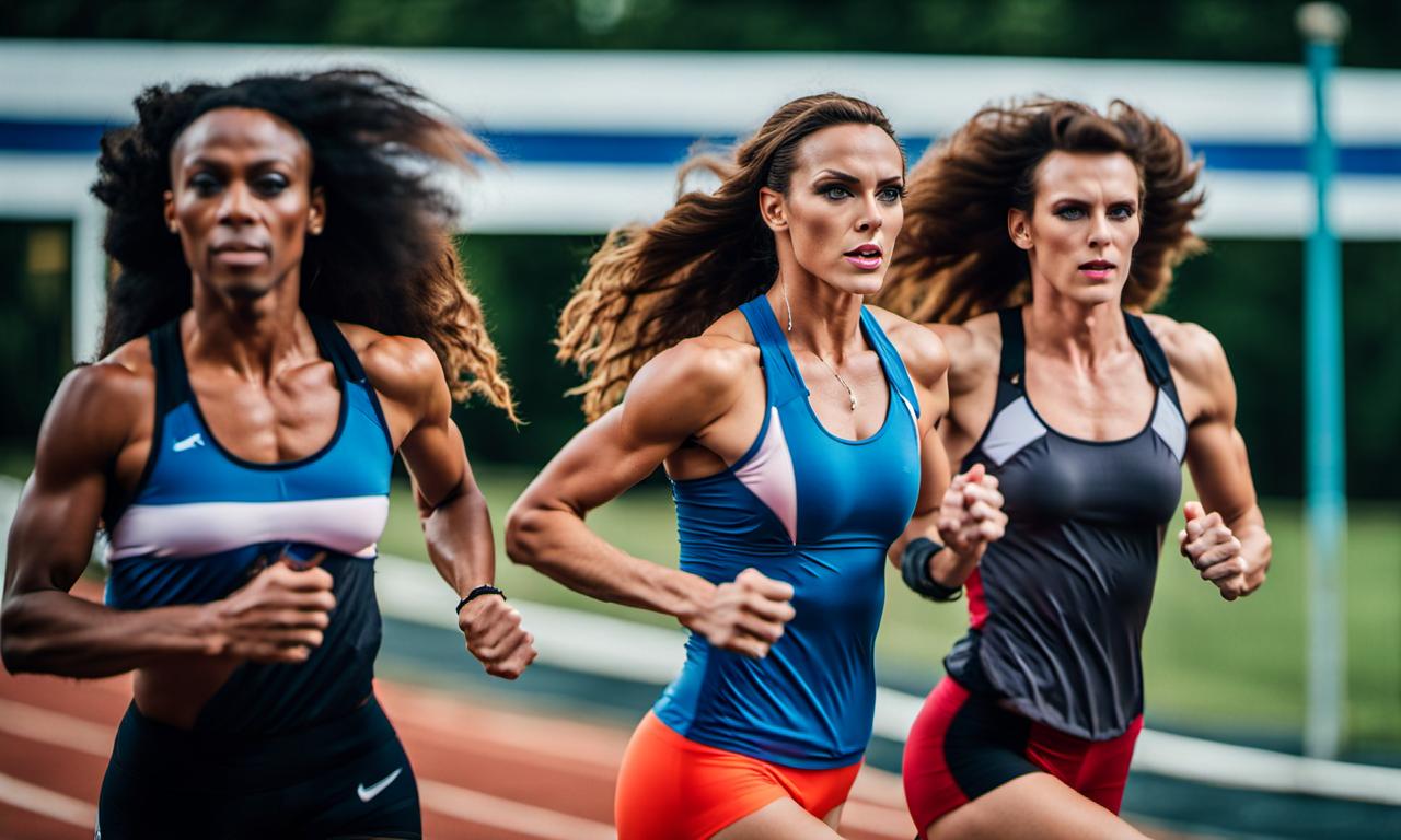 Trans Sprinters Transwomen Training For a Track Tournament (5) by Anonymous51 on DeviantArt