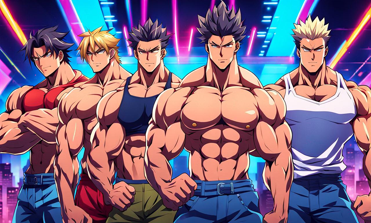 Bodybuilder Character Anime Bodybuilders (1) by Anonymous51 on DeviantArt