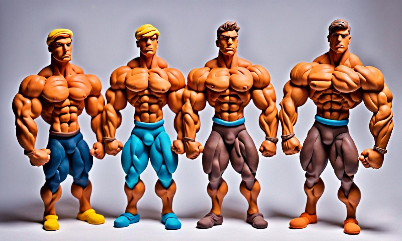 Blocky Bodybuilder Clay Bodybuilders (1) by Anonymous51 on DeviantArt