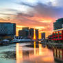 Sunset Down the Yarra River (Melboune City)