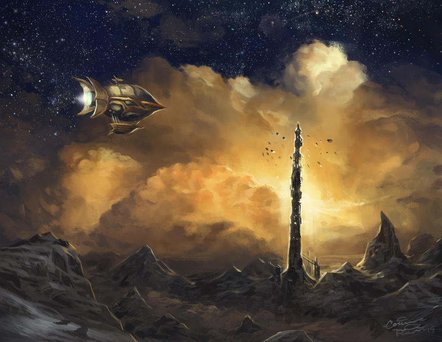 Kefka's Tower by calonarang