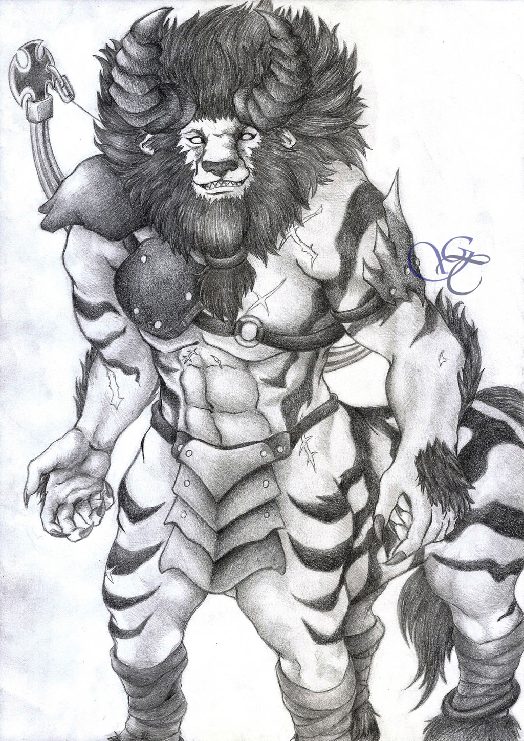 Coloriage Zelda Breath Of The Wild Lynel ArtsyJuly Challenge 1 - Silver Lynel by Giu-sama on DeviantArt