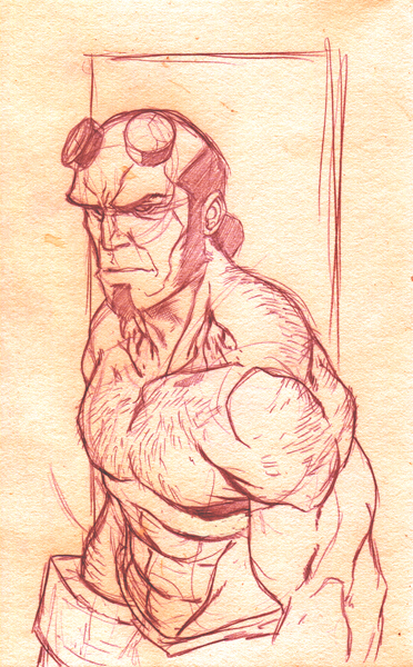 Hellboy sketch