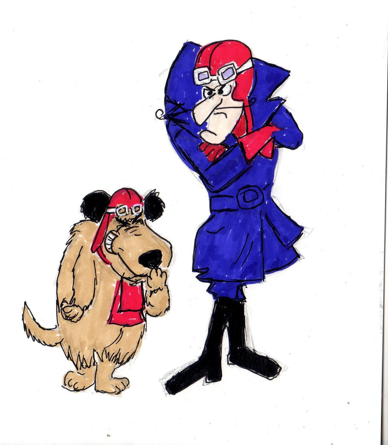 Dick Dastardly And Muttley By Artemis298 On DeviantArt dick-dastardly-and-muttley-by-artemis298-on-deviantart