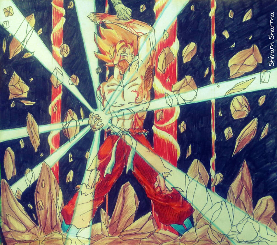 goku's rage by shiv36 on DeviantArt