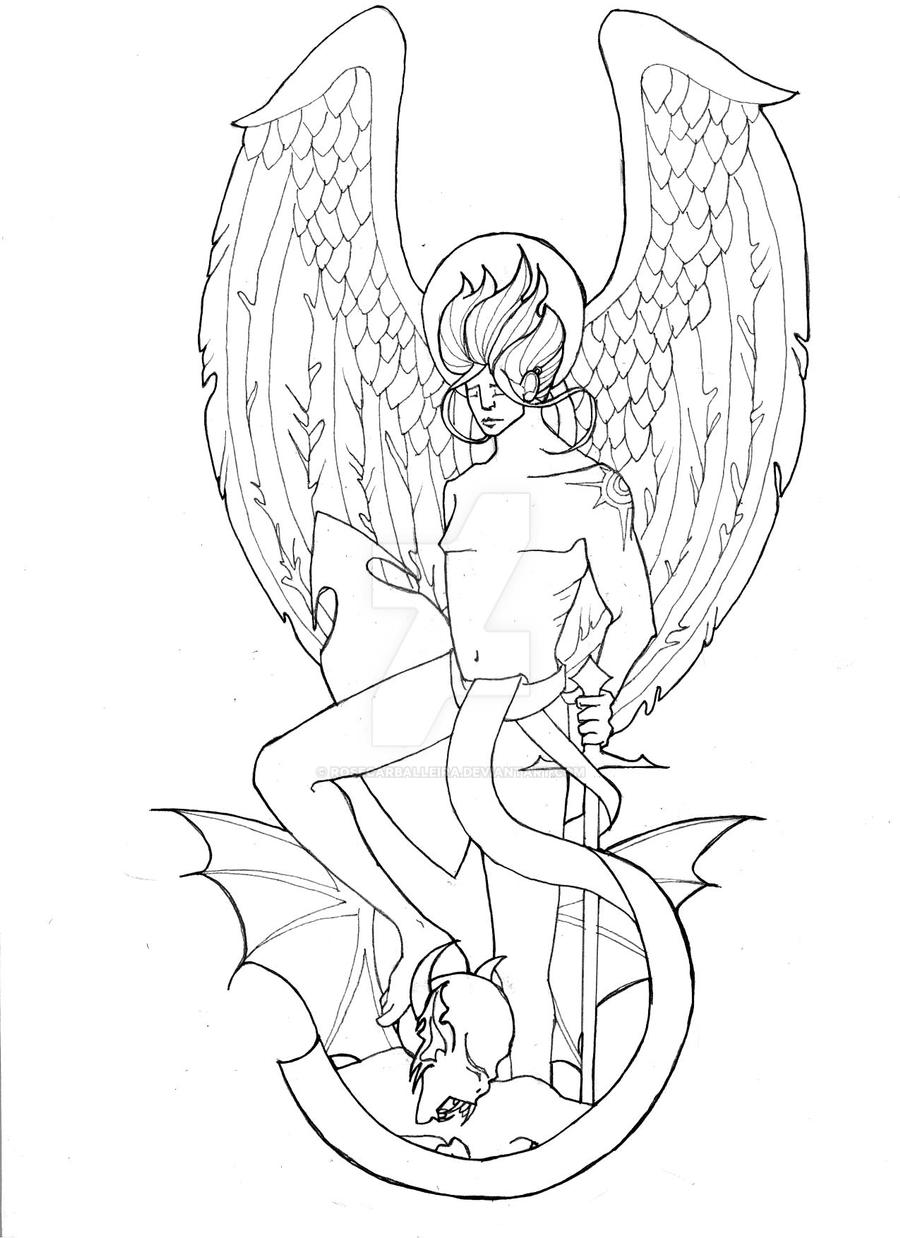 Tattoo: Archangel Michael by RoseCarballeira on DeviantArt