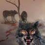 Black wolf pack-concept art