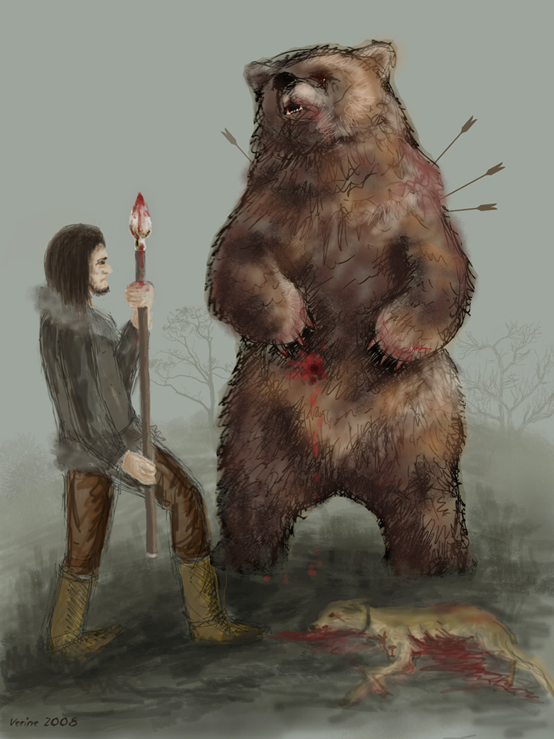 Last moments-bear concept art