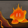 Flaming Kirby