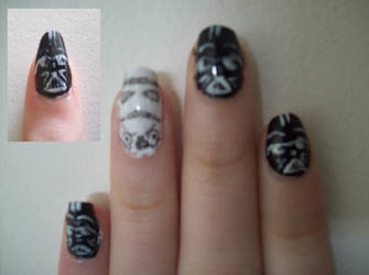 Star Wars Nails