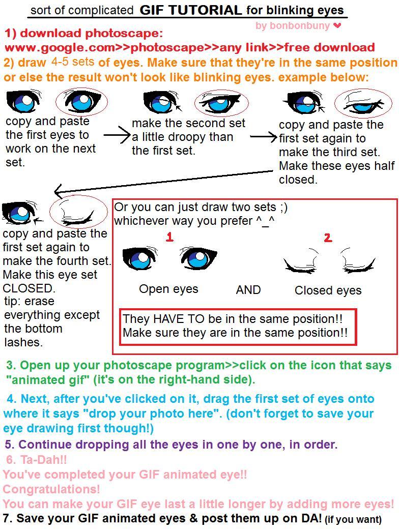 BLINKING EYES tutorial -OLD-