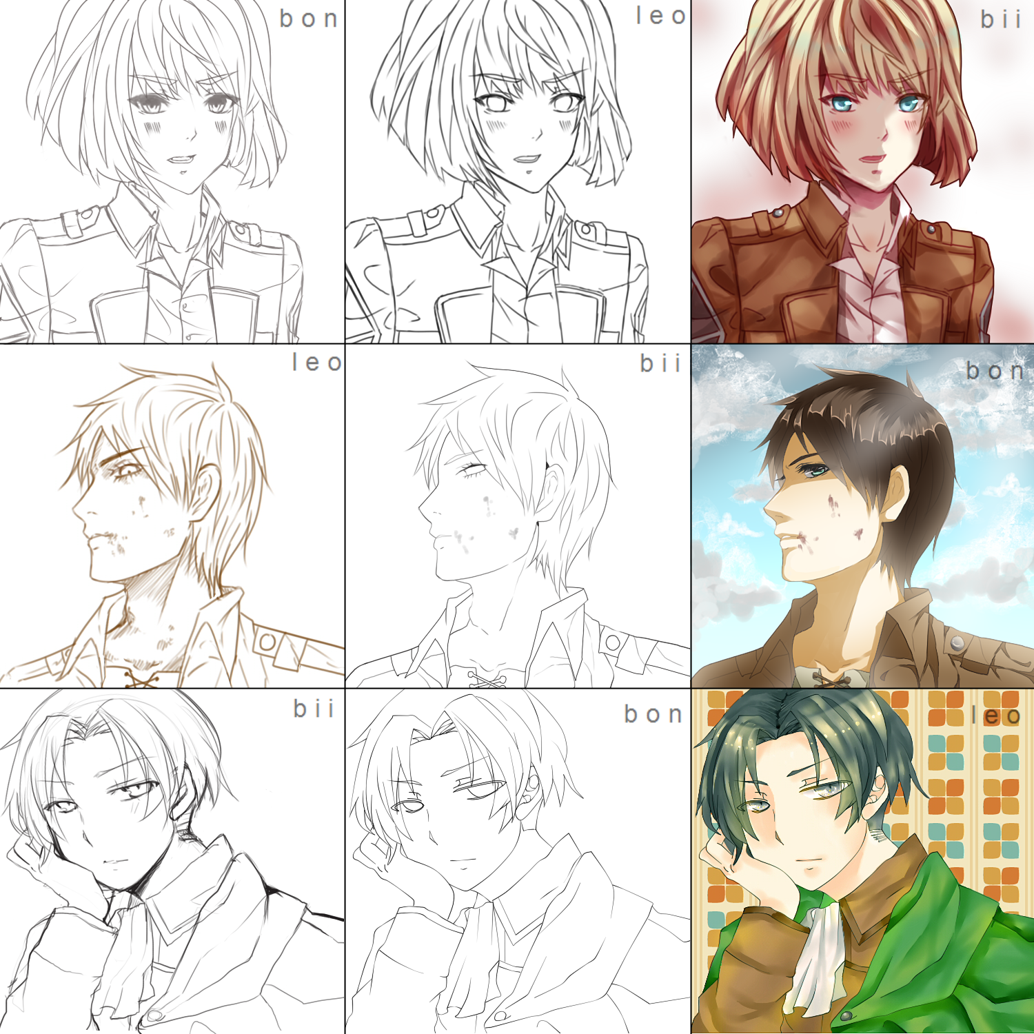 Switcharound Meme (bon-leo-bii) Attack on Titan