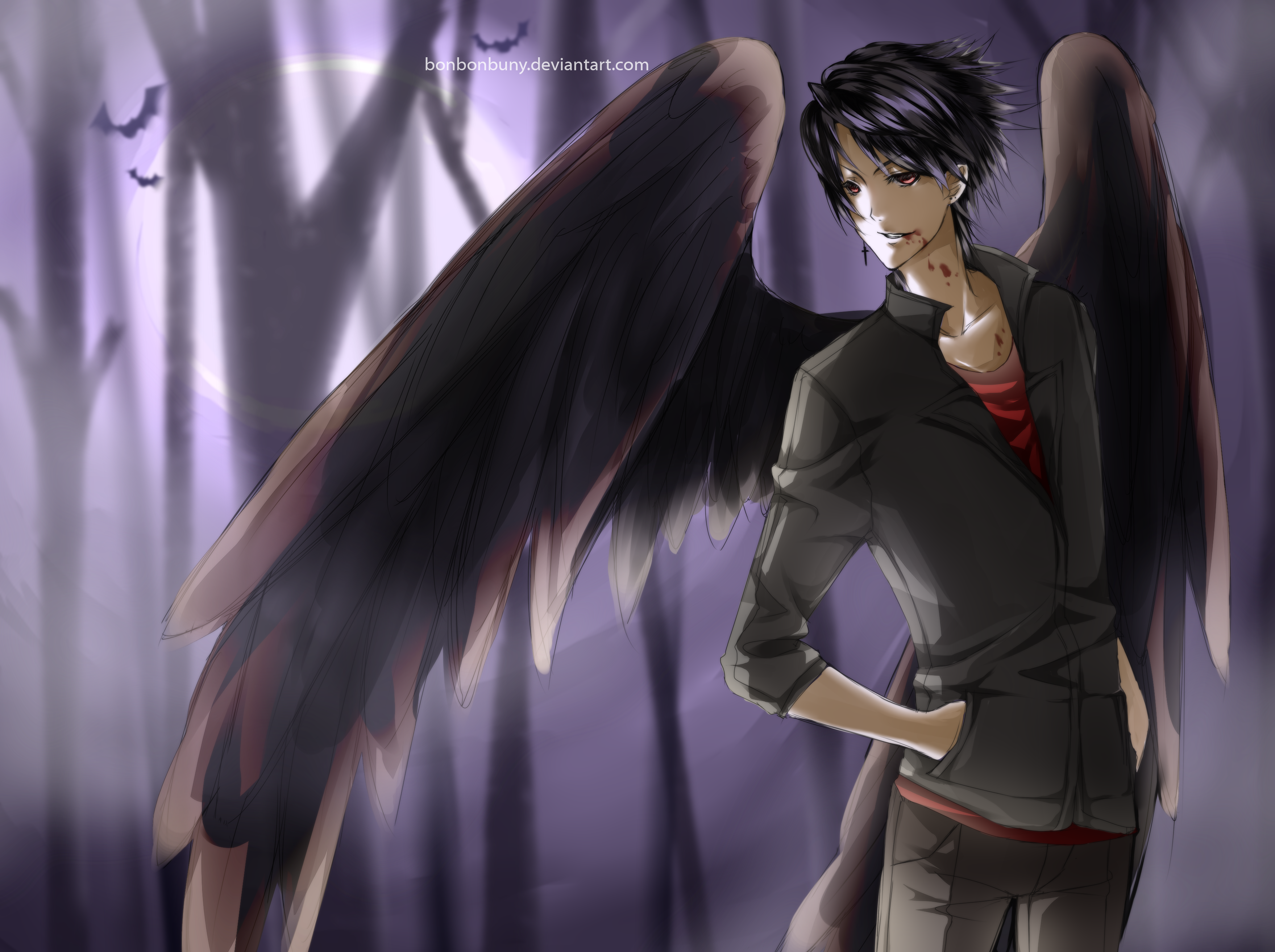 Angelic Vampire + added short story/background