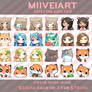 MiiveiArt Custom Twitch Emotes Commission