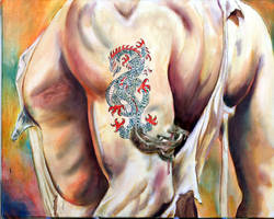 copy of a boris vallejo piece