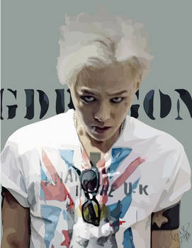 G-DRAGON CROOKED(vectored)