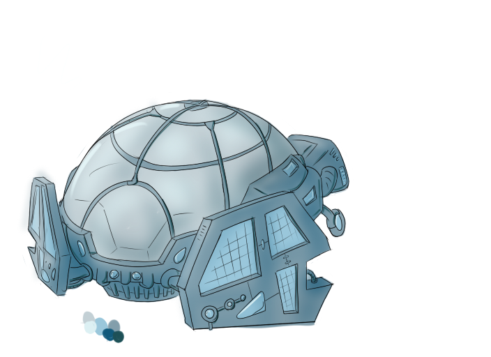 Some spaceship concept from my new game