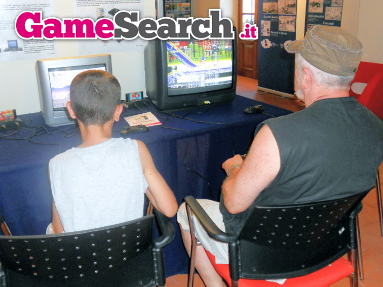 Grandfather and nephew @GameLand Agrate Brianza by GameSearch