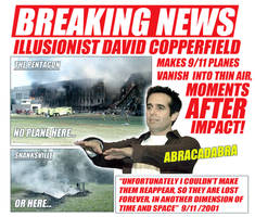 Copperfield hijacks plane wreckage!