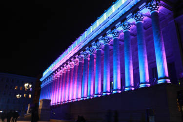 Blue and Purple Palace of Justice