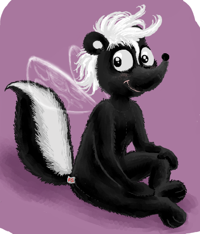 One Skunky Plushie! (by trash)