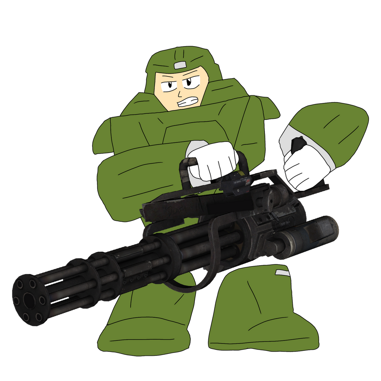 Juggernaut Machine Gun Juggernaut Big Gatling Gun by Netnanthapat on DeviantArt