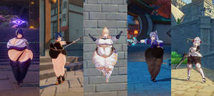 Genshin Impact fat mods