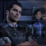 Mass Effect Wallpaper - Kaidan Alenko (Triptych)