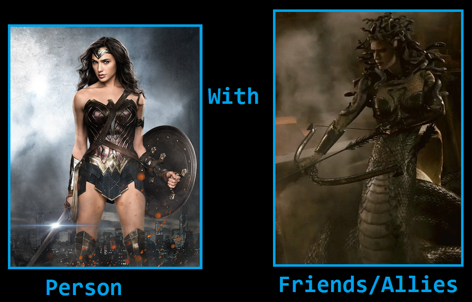 DCEU Wonder Woman became friends with COTT Medusa