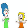 Marge and Lisa (Seth MacFarlane style)