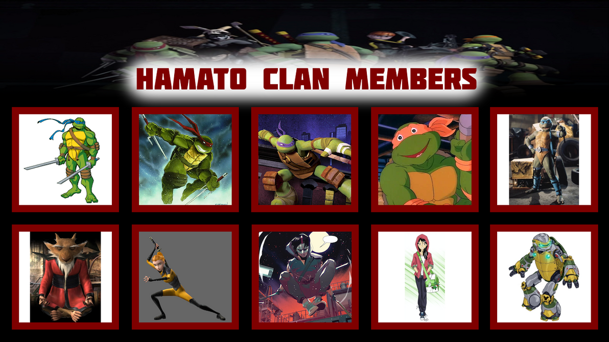My Hamato Clan Members by Tito-Mosquito on DeviantArt