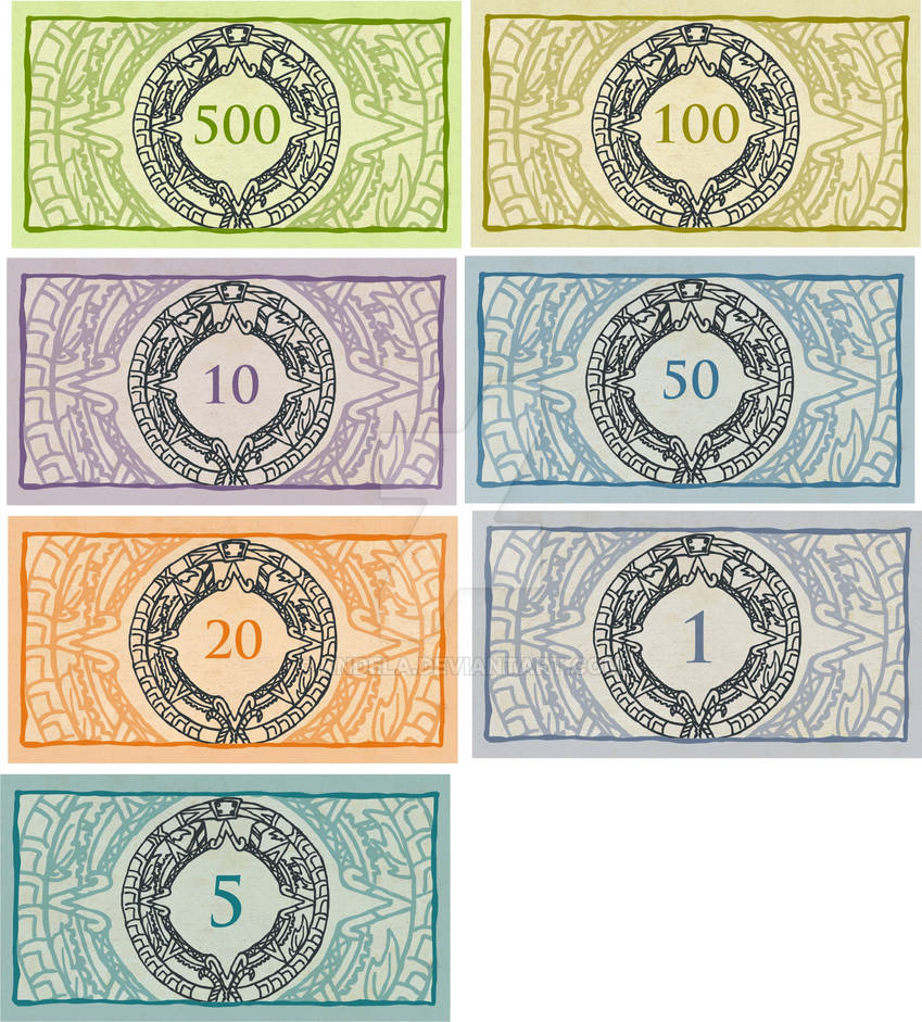 Monopoly Money Maya Style by kndela on DeviantArt Monopoly Money Maya Style by kndela on DeviantArt