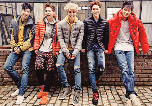 Lay, Xiumin, Luhan, Chen and Tao edit