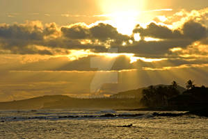 Surfer at Sunset