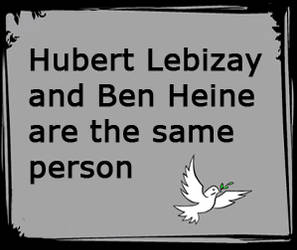 Hubert Lebizay is Ben Heine