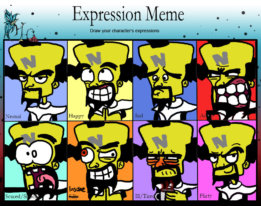 Expression meme with Cortex by Funferno on DeviantArt