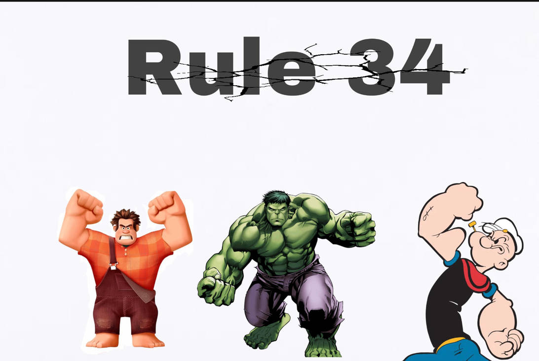 Hulk, Ralph, and Popeye Destroys Rule. 34 by Sshen1127 on DeviantArt