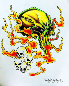 Skull Flame