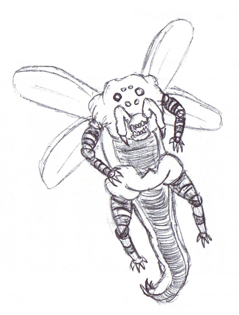 Fly Bug Deviantart Huge Flying Bug by umbrellaemployee00 on DeviantArt