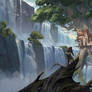 Tree Waterfall