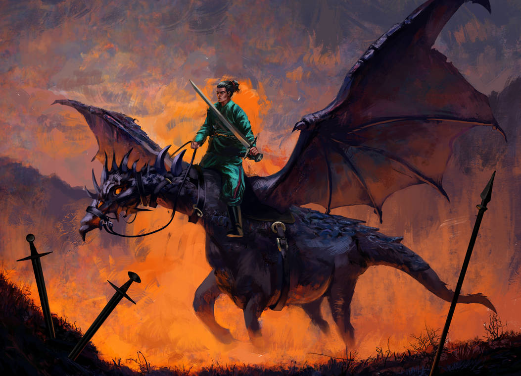 Dragon rider by JonathanLebrec on DeviantArt
